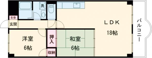 グレイスヴィラ阿部の間取り