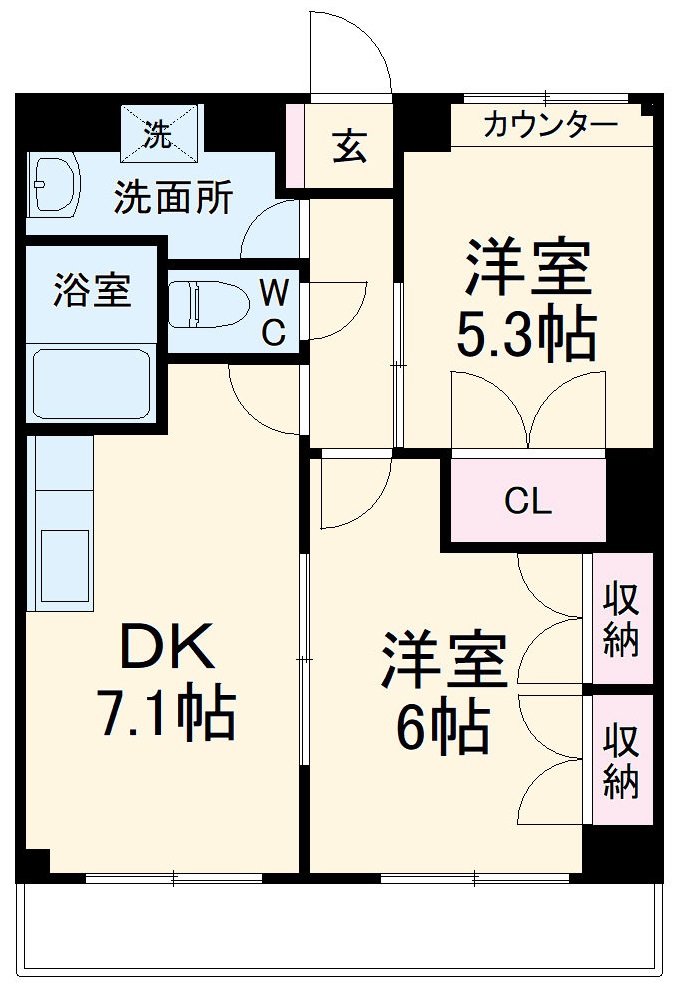グリーンパークの間取り