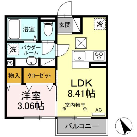 シャトレオリーブの間取り