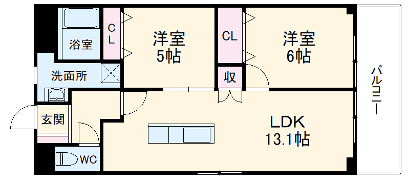 ロイヤル服部の間取り