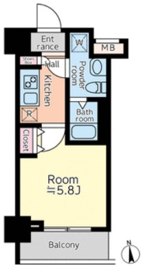 エル・グランジュテ武蔵小杉の間取り
