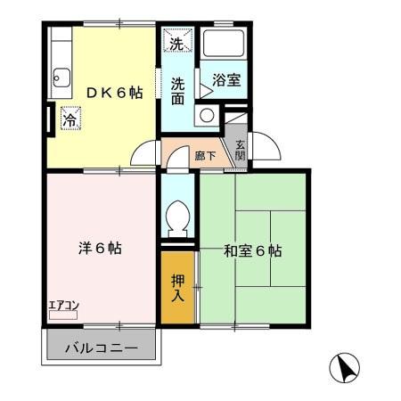 アネックス中野 Ⅱの間取り