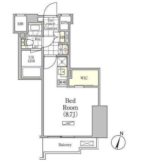 アンパサンド北新宿の間取り