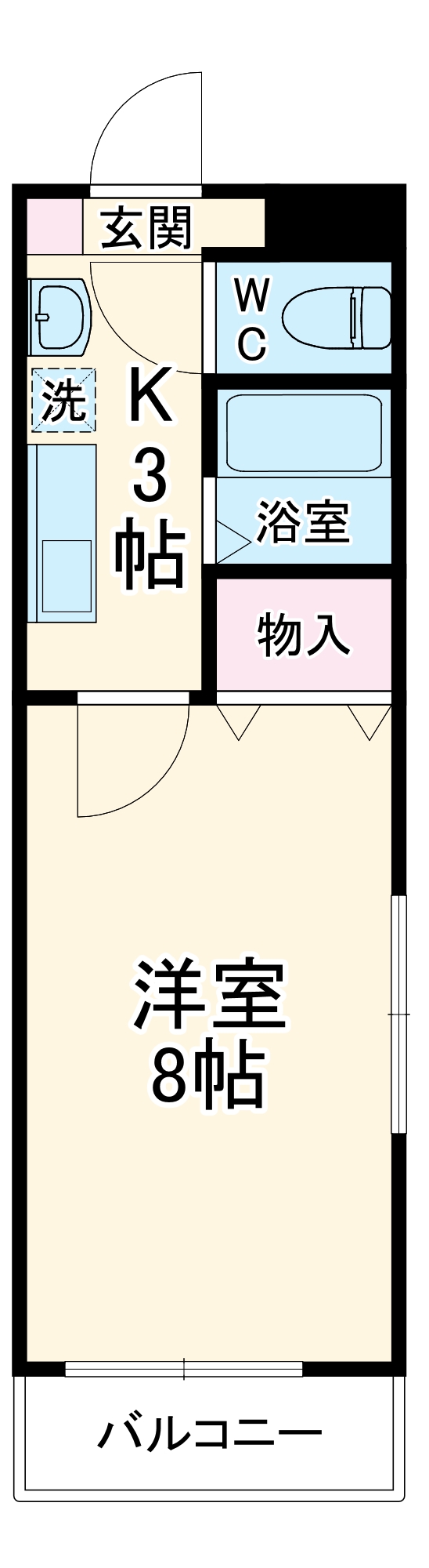 スクエア瑞穂南の間取り