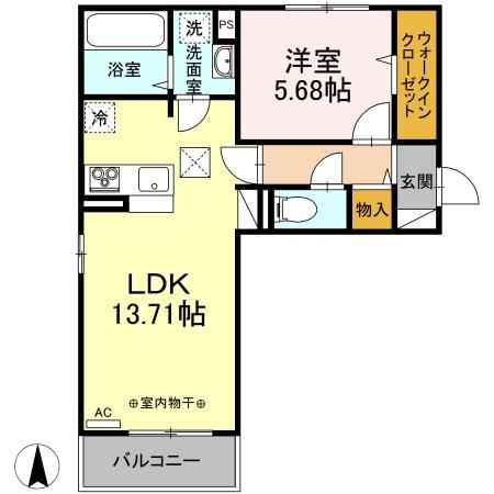 グランメール Cの間取り