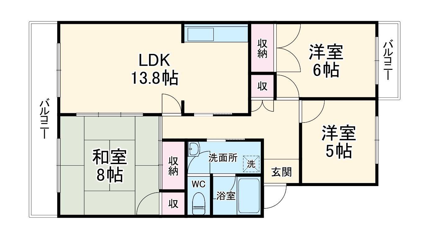 さくらハイツの間取り