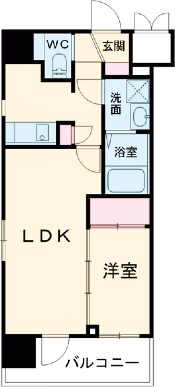 ネストピア西新の間取り