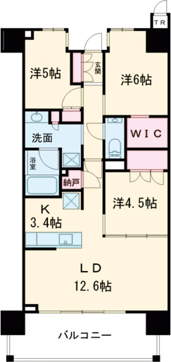 Brillia仙川TheResidenceの間取り