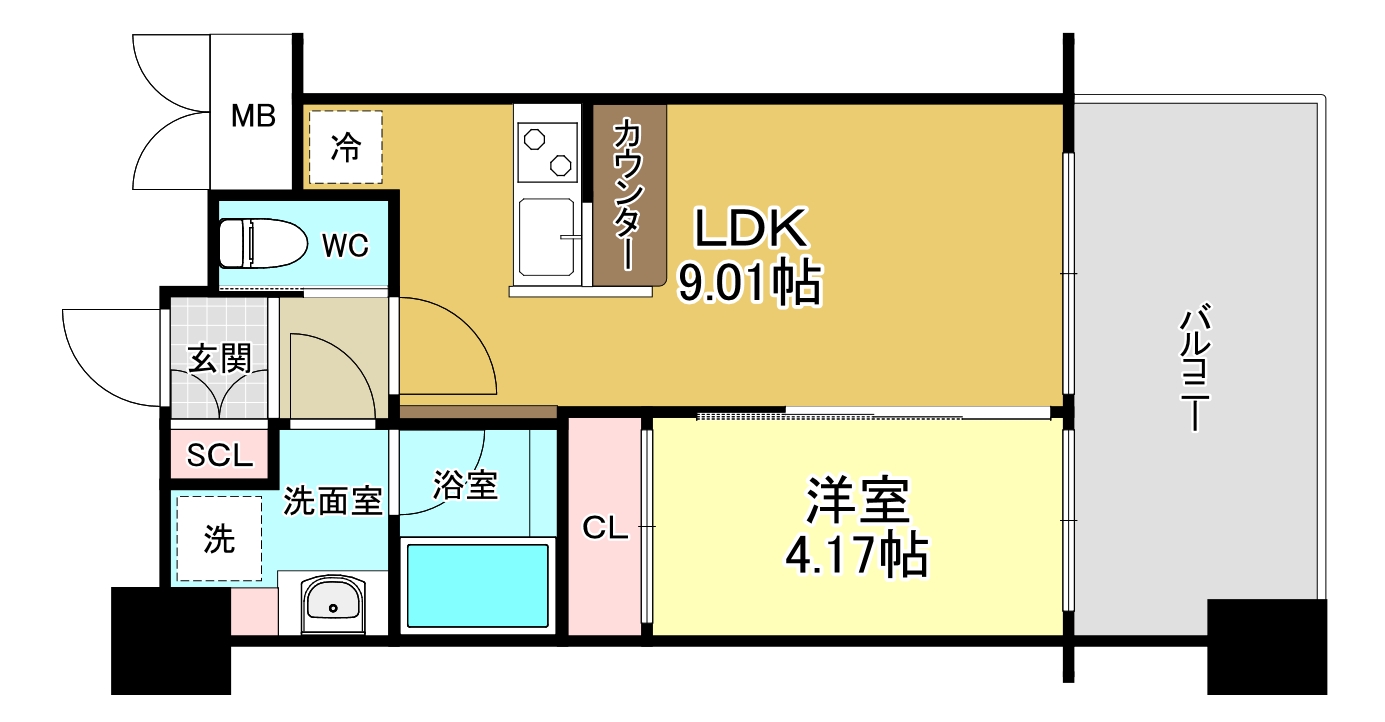 プレジオ緑地公園の間取り