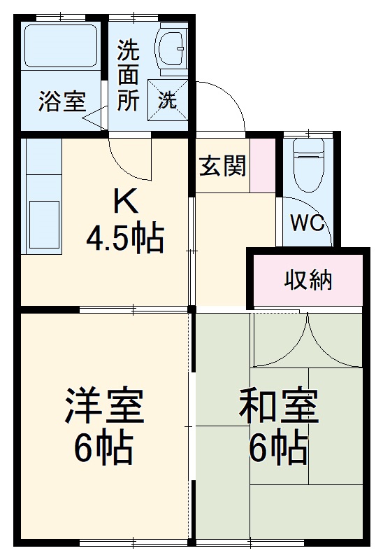 千代田今井コーポの間取り