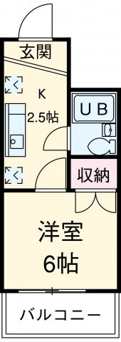 デンマークハイツⅡの間取り