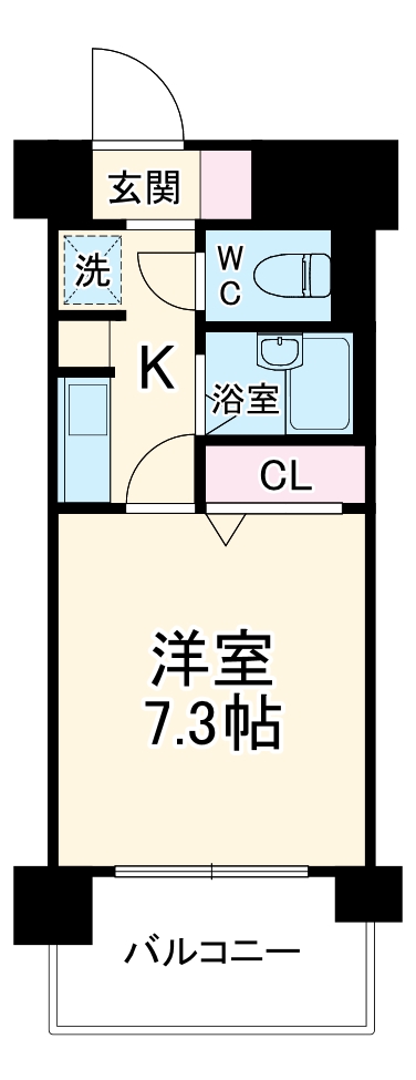 アプリーレ藤が丘の間取り