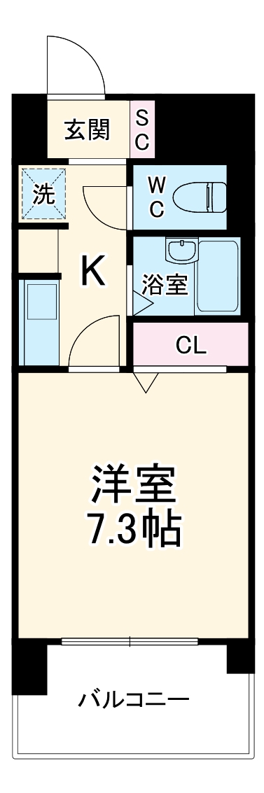 アプリーレ藤が丘の間取り