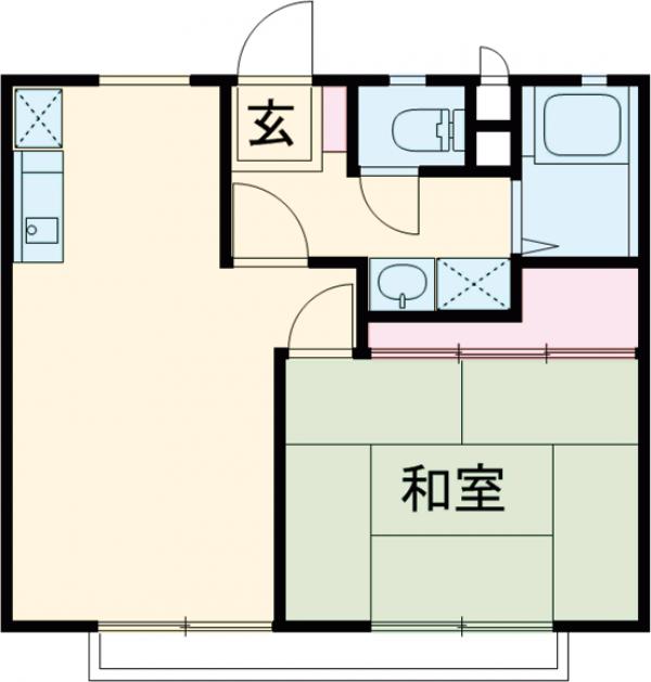 コバヤシ・ハイツの間取り