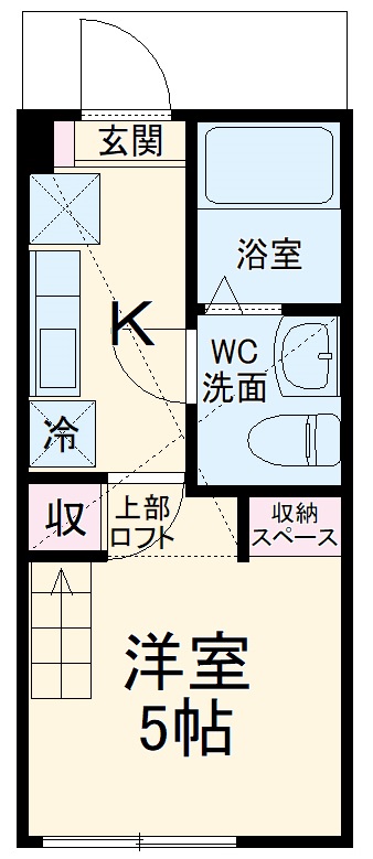 弥栄の完工年月(2023年4月)築の賃貸アパートの間取り