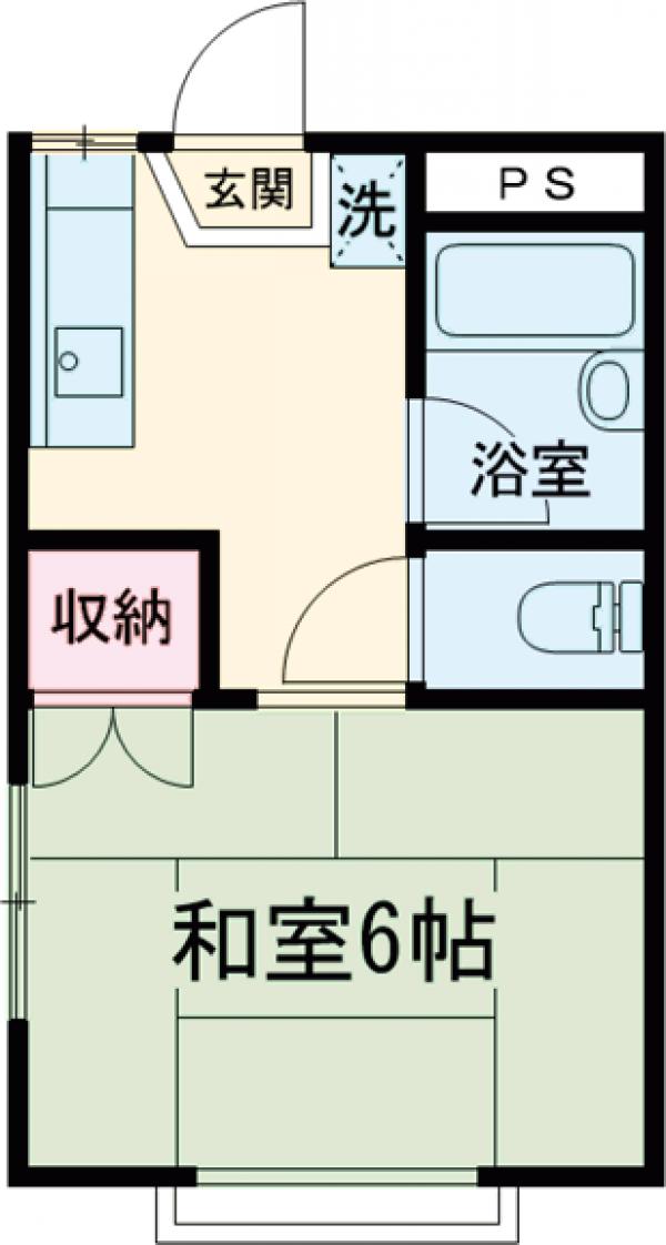 カンパーニュA棟の間取り