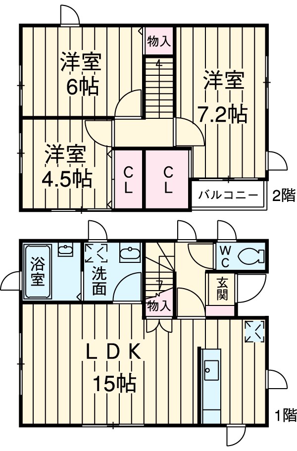 今泉ドリームハウスの間取り