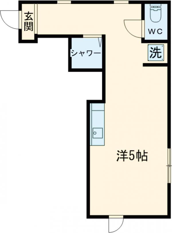 アーバンプレイス大岡山Ⅱ・201号室の間取り
