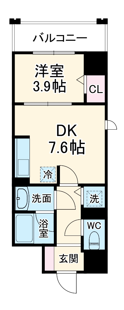 幸court tsukamotoの間取り