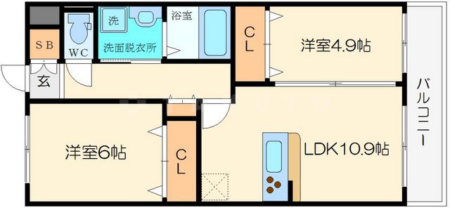 ラ ルーチェの間取り