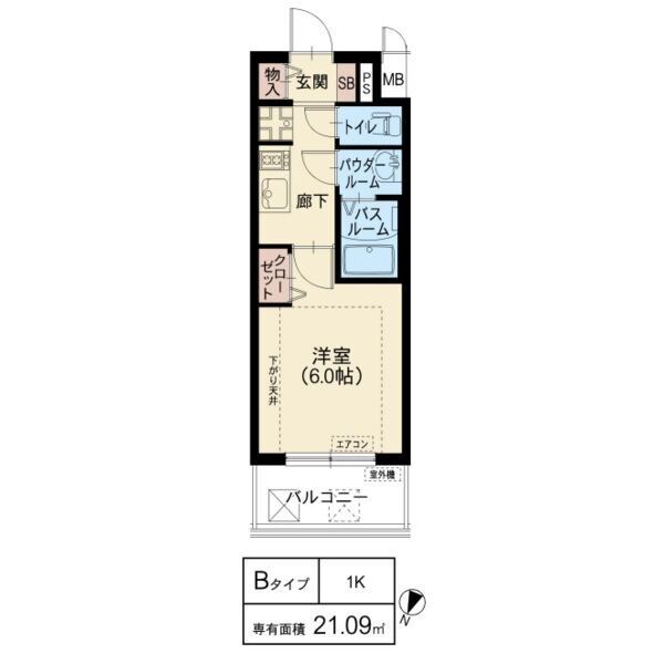 スプランディッド新大阪WESTの間取り