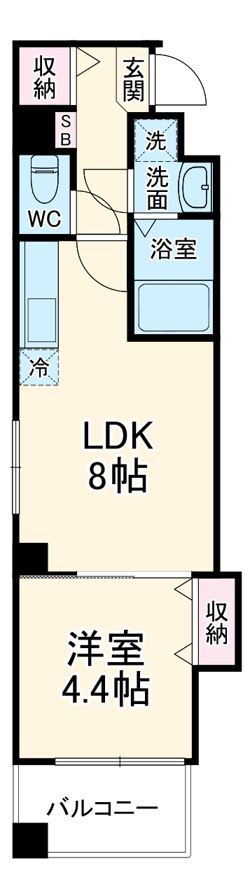 レブリアント松戸の間取り