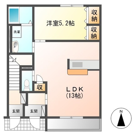 リッツパークAの間取り