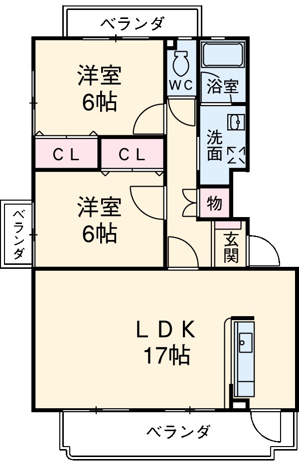 ネオパラドールの間取り