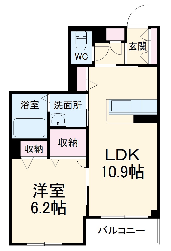 リラフォートの間取り