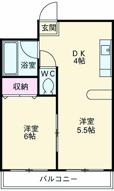ますだマンションの間取り