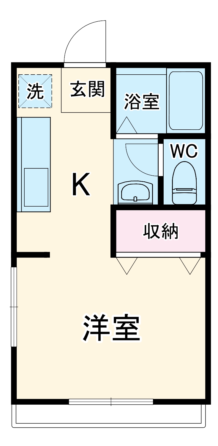 ハイツルミエールの間取り