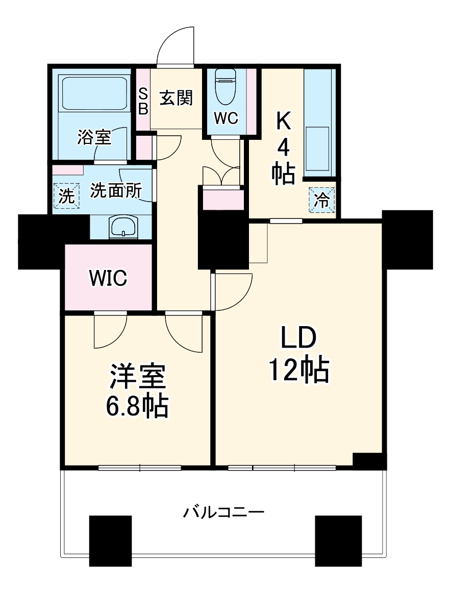 ＴＨＥ　ＵＭＥＤＡ　ＴＯＷＥＲ（ザ・梅田タワー）の間取り