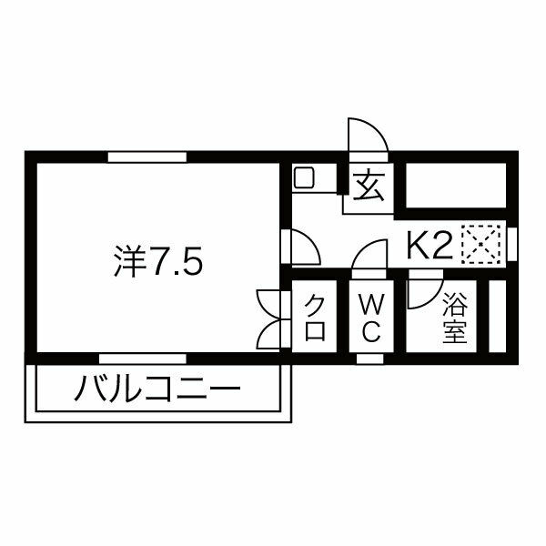 ラポールまるとみIIの間取り