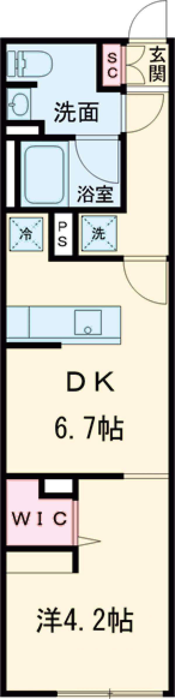 アトリオフラッツ中野の間取り
