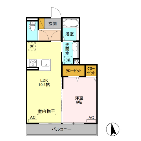 ステラⅠの間取り