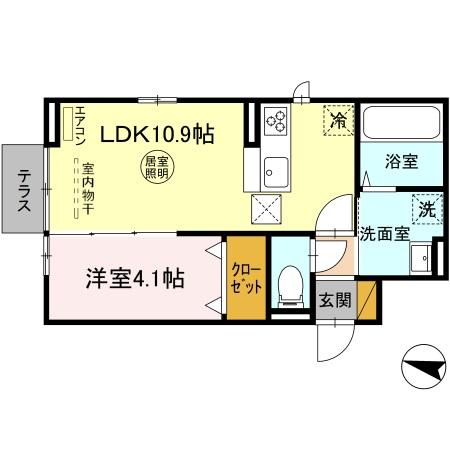 エスカレーズの間取り
