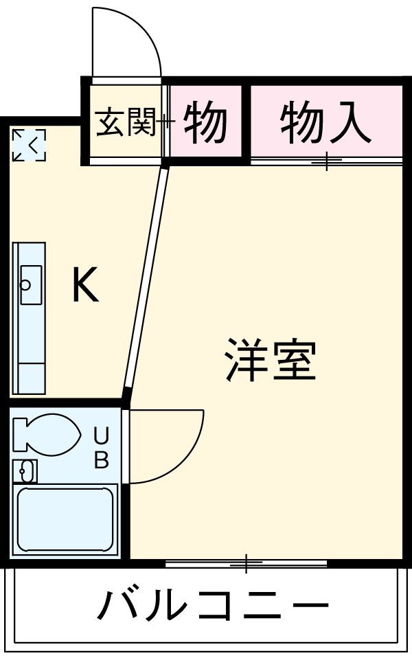 ハウスAGの間取り