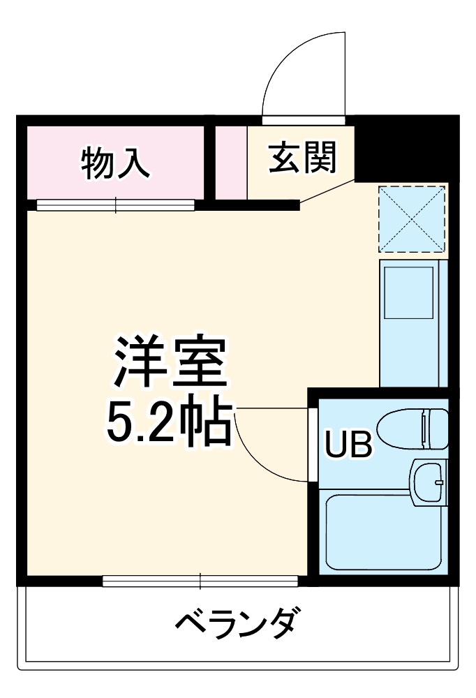 ハウスAGの間取り