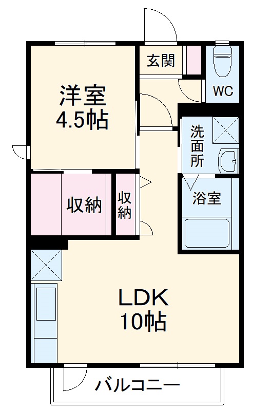 サンサールの間取り