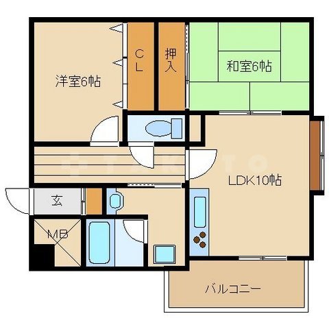 ターメリックスクエアの間取り