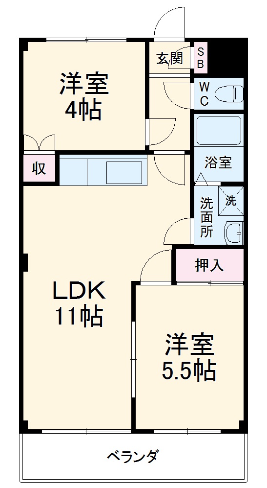 メゾンエクセルの間取り