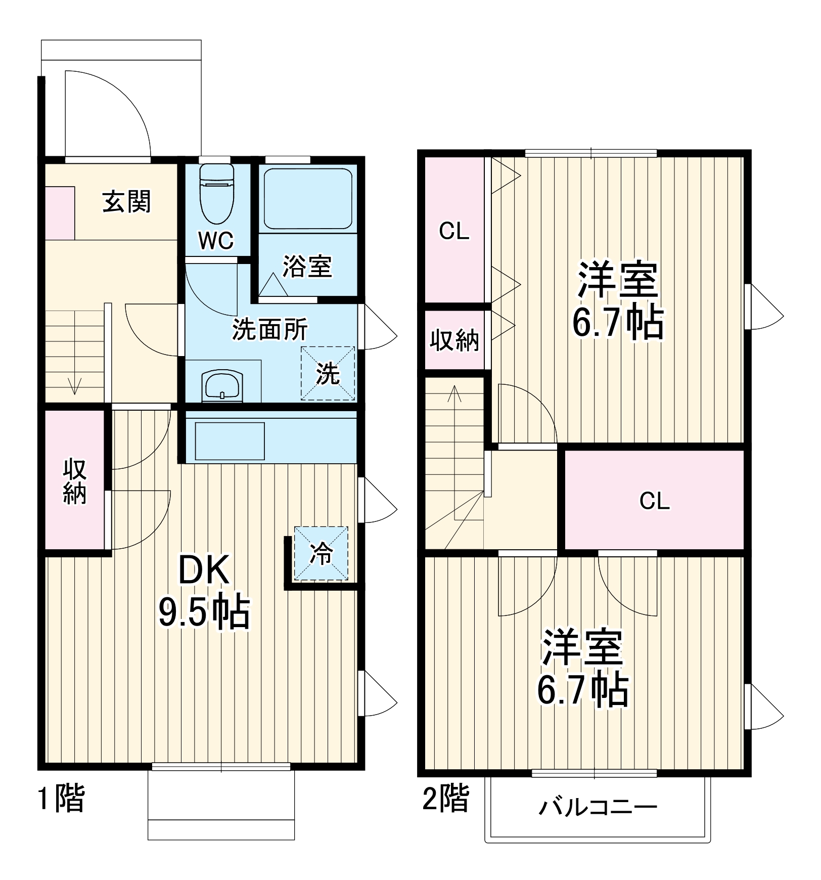 トイズボックス オレンジの間取り