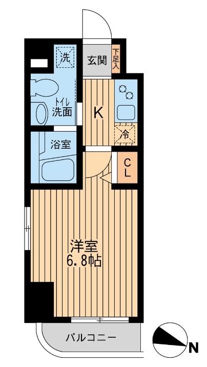 HF関内レジデンスの間取り