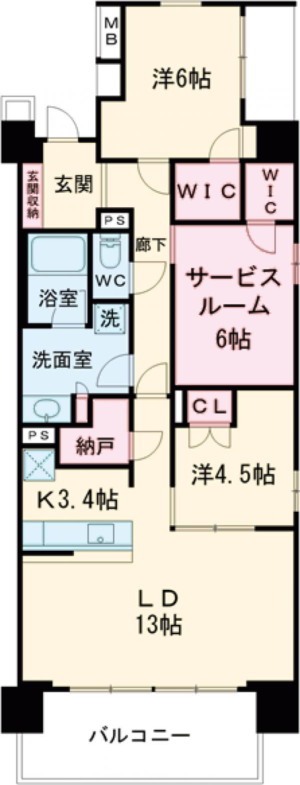 ライオンズ青砥レジデンスの間取り