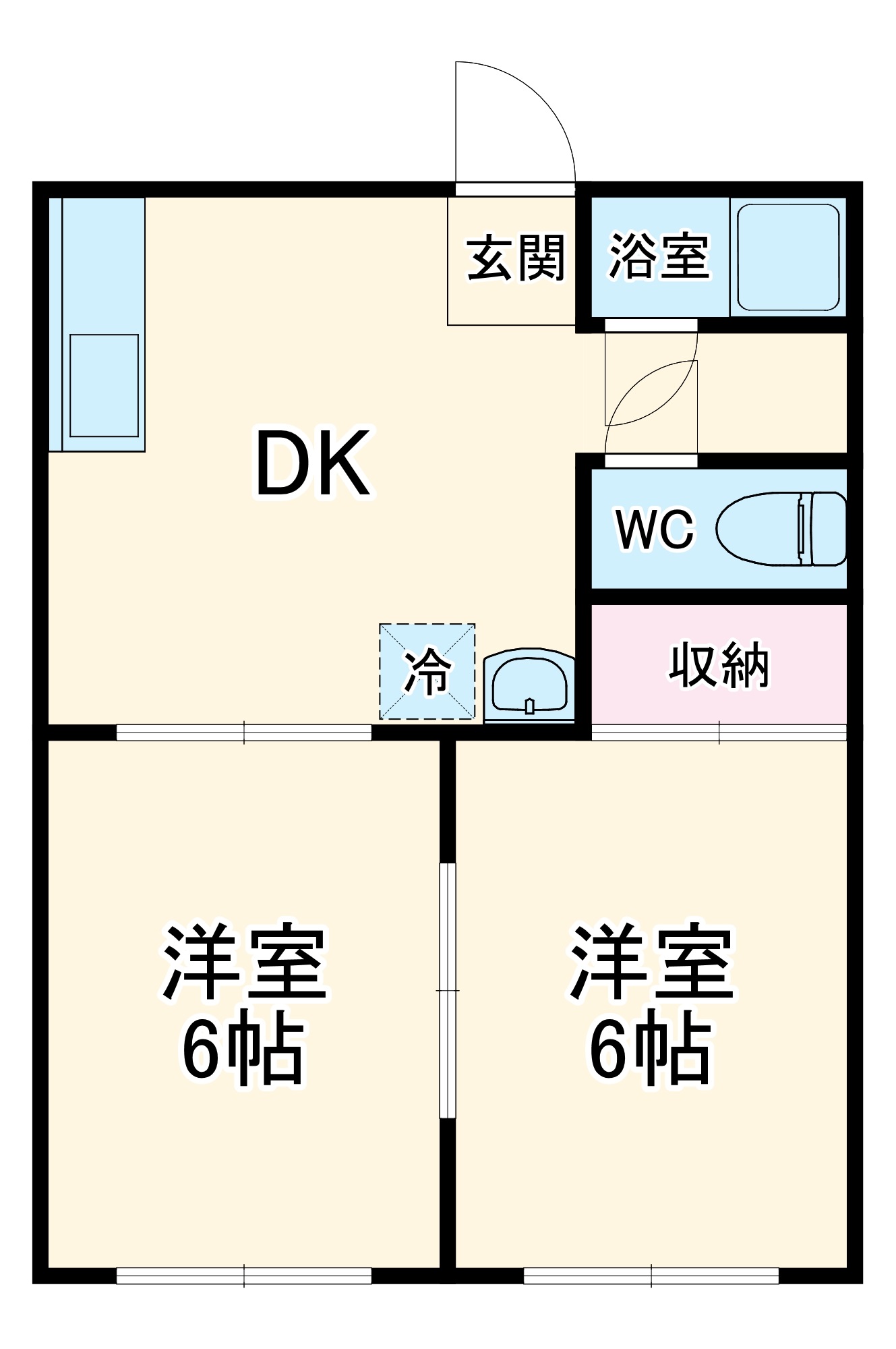 シズカハイツの間取り