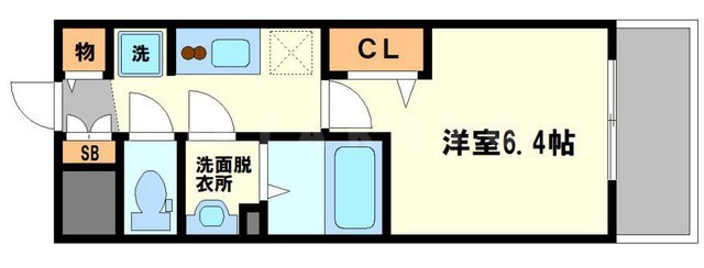 プレサンス塚本ミッドマークの間取り