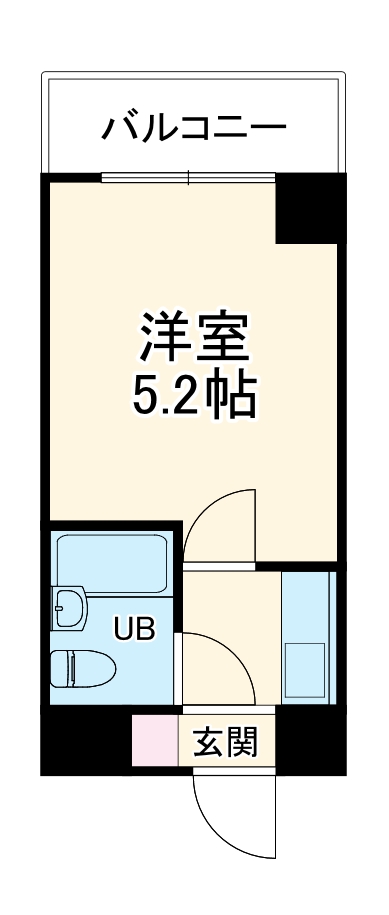 プランドール富浜第1ビルの間取り