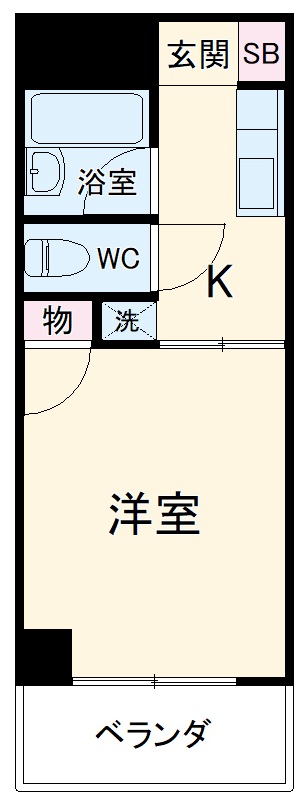 コーポドラゴンの間取り