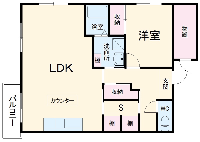 エヴァグリーンの間取り