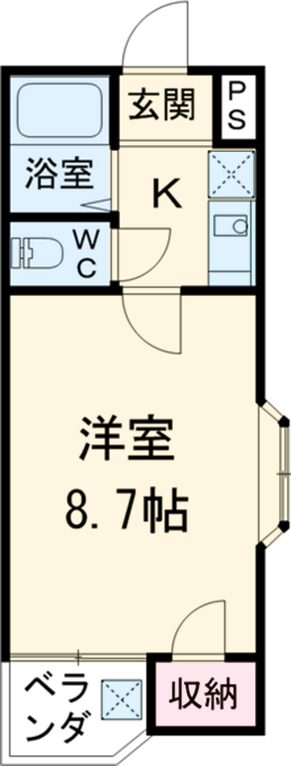 寛永ハイツの間取り